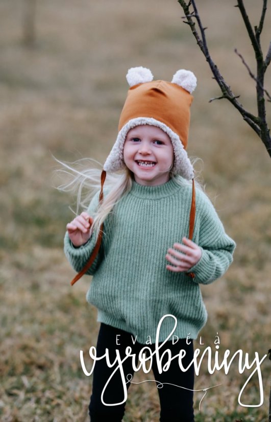 Čepice s ochranou uší - ZIMNÍ