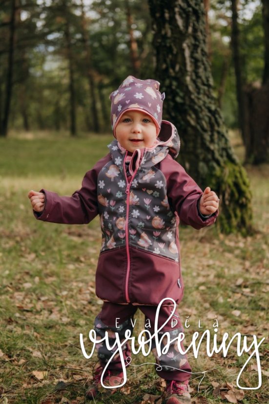 Sofsthellová parka - Velikost - dětská: 86/92