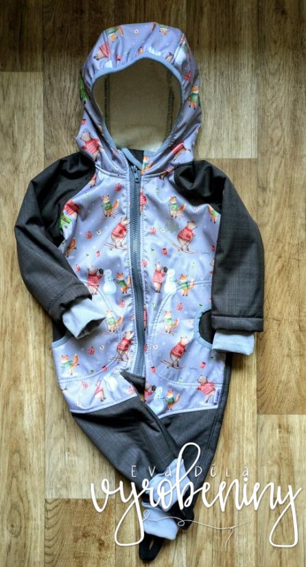 Softshellová kombinéza - BERÁNEK