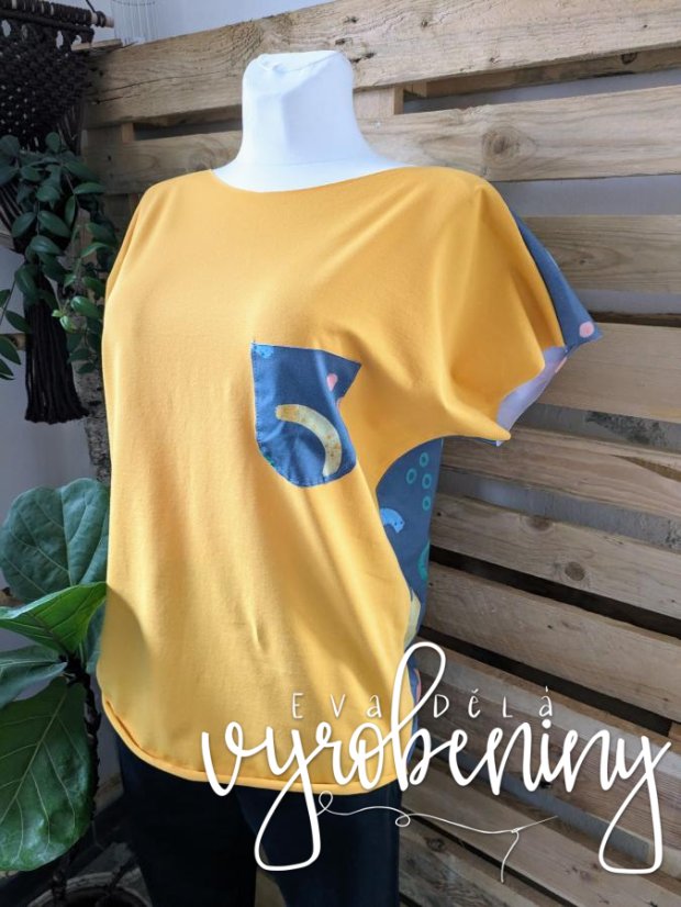 Tričko OVERSIZE - Velikost - dospělý: Oversize XS-M