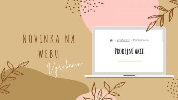 Novinka na našem WEBU