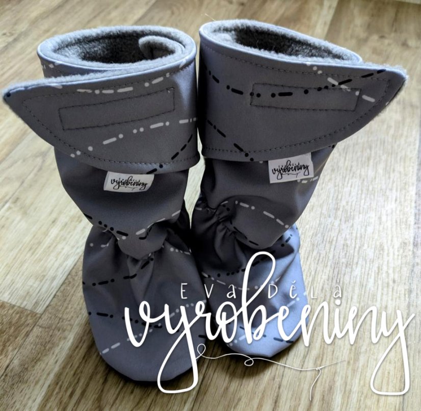 BF Capáčky - softshell - Velikost: vel. 1 - 11,5 cm