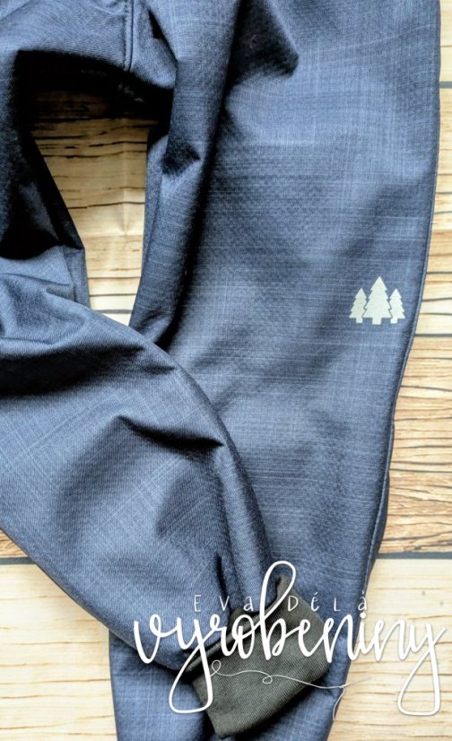 Softshellové kalhoty s beránkem