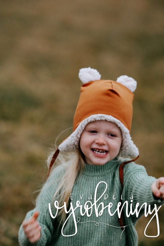 Čepice s ochranou uší - ZIMNÍ