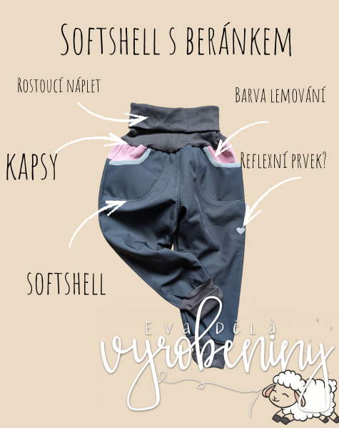 [Ušij mi] Kalhoty - beránek