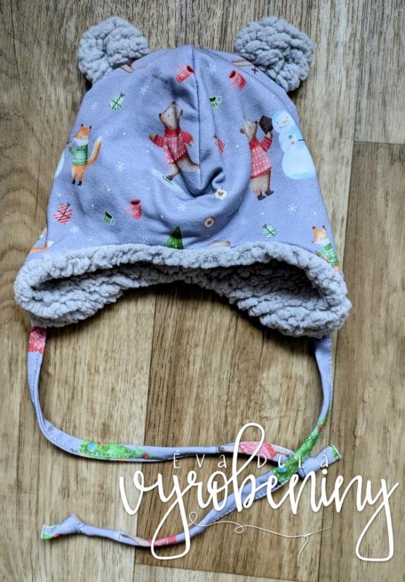 Čepice s ochranou uší - ZIMNÍ